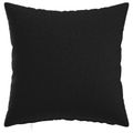 vidaXL Poťah na podložku 2 pcs HEERLEN Čierna 35 x 35 cm