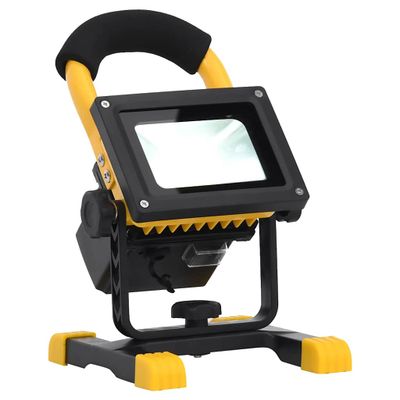 vidaXL Nabíjateľný LED reflektor s rukoväťou 20 W studené biele svetlo