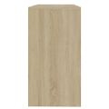 vidaXL Konzolový stolík, dub sonoma 89x41x76,5 cm, kompozitné drevo