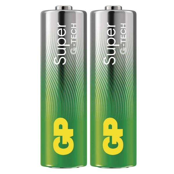 Alkalická batéria GP Super LR6 (AA), 2 ks