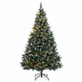vidaXL Umelý vianočný stromček s 300 LED 180 cm