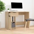 vidaXL Stôl dub somoma 100x50x75 cm spracované drevo