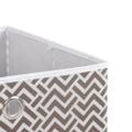 vidaXL skladacie úložné boxy 4 ks hnedá 32x32x32 cm Netkaná textília