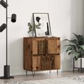 vidaXL Servírovacia skriňa Staré drevo 60 x 35 x 70 cm