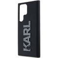 Obal Karl Lagerfeld pre Samsung Galaxy S24 Ultra KLHCS24L3DMBKCK čierny HC 3D logo trblietavý