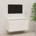 vidaXL Nástenné skrinky biele 60x30x35 cm masívne borovicové drevo