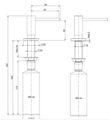 Reginox SET Miami 500 Gold + batéria Crystal + príslušenstvo Gold