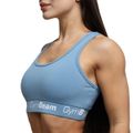 Športová podprsenka Simple Steel Grey - GymBeam, veľkosť L, veľkosť oblečenia L