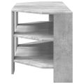 vidaXL RohováTVskriňa 102x40,5x45cm Betónová šedá Kompozitné drevo