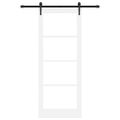 vidaXL Posuvné dvere ORKDAL 83 x 211 cm Biela