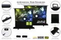 ELITE SCREENS plátno teleskopické od podlahy vzhůru 92" (233,7cm)/ 16:9/ 114,6×203,7cm/ gain 1.1/ case černý Projekcní plátno, mobilní, teleskopické, 92" (233,7 cm), 16:9, 203,2 x 114,3 cm, case cerný, Gain 1,1