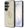 Obal Guess Fixed Glitter Big 4G Metal Logo pre Samsung Galaxy S26 Ultra zlatý