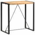 vidaXL Barový stolík 110x60x110 cm masívne mangovníkové drevo