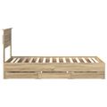 vidaXL Rám postele Sonoma dub 75 x 190 cm Inžinierske drevo