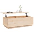 vidaXL Konferenčný stolík 100x50x35 cm borovicový masív