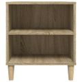 vidaXL TV skrinka dub sonoma 102x44,5x50 cm spracované drevo