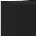 vidaXL TV nástenné skrinky s LED svetlami 2 ks čierne 60x35x31 cm