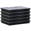 vidaXL Boxy na triedenie 5 ks 40x30x5 cm polypropylén