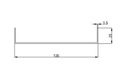 FVE SAP25H konštrukcia na rovnú strechu 25st. pre FV panel š.113mm , horizontálne FVE SAP25H konštrukcie na rovnú střechu 25st. pro FV panel š.113mm , horizontální