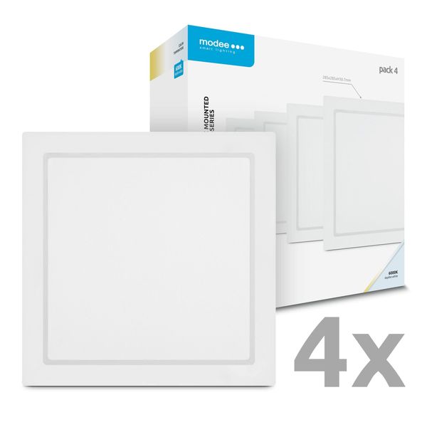 Modee LED Štvorcový LED panel - montovateľný 24W 2640lm studená biela P4 (ML-LPS6000K24WPN)
