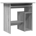 vidaXL Stôl sivý dub sonoma 80x45x74 cm spracované drevo