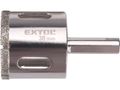 Korunka vykružovacia diamantová na sklo a keramiku, O 38mm EXTOL-PREMIUM