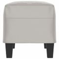 vidaXL Lavica bledosivá 70x35x41 cm látka z mikrovlákna