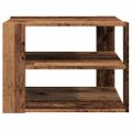 vidaXL konferenčný stolík Old Wood 58x58x40 cm Konštrukčné drevo