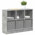 vidaXL Servírovacia skriňa Betónová šedá 73,5 x 22,5 x 53,5 cm