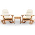 vidaXL 3-dielna záhradná sedacia súprava Adirondack akáciový masív