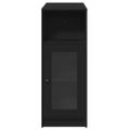 vidaXL Barový stôl s policami čierny 101x40x103,5 cm kompozitné drevo