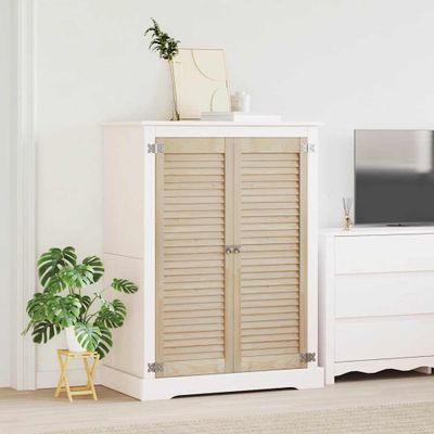 vidaXL Skříňové dvere s dverami 2 pcs Prírodná 110 x 2,1 x 39,5 cm