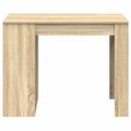 vidaXL Stolík so zásuvkou a policou čierny dub sonoma 102x62x77,5 cm