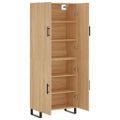 vidaXL Vysoká skrinka dub sonoma 69,5x34x180 cm spracované drevo