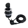 Zásuvka vstavaná Solight PP122C-PD20 s viečkom a USB nabíjačkou
