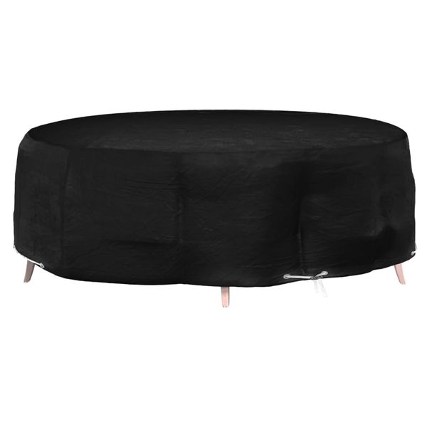 vidaXL Poťah na ostrovček 10 očiek Ø236x67 cm okrúhly