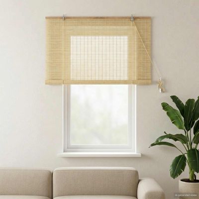 vidaXL Roleta Prírodná 130 x 160 cm Bambus
