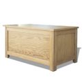 vidaXL Úložný box 90x45x45 cm, dubový masív