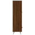 vidaXL Vysoká skrinka hnedá dub 69,5x31x115 cm kompozitné drevo