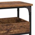 vidaXL Konzolový stôl Staré drevo 100 x 29 x 75 cm Kompozitné drevo