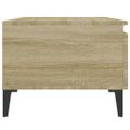 vidaXL Bočné stolíky 2 ks dub sonoma 50x46x35 spracované drevo