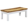 vidaXL Konferenčný stolík 110x50x40 cm masívne mangovníkové drevo