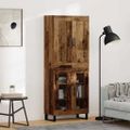 vidaXL Highboard 2 ks Staré drevo 69,5 x 34 x 180 cm