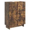 vidaXL Servírovacia skriňa Dymový dub 66 x 34,5 x 90 cm