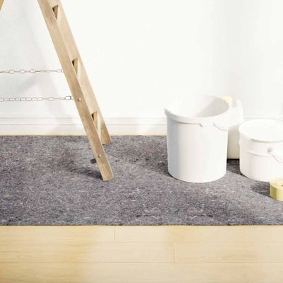 vidaXL protišmykový maliarsky fleece 50 m 220 g/m² sivá