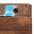 vidaXL Vešiak Nástenný Viacfarebný 73 x 19 x 23 cm Recyklovaný masív