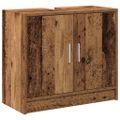 vidaXL Kúpeľňová skriňa Staré drevo 63 x 29 x 55 cm Kompozitné drevo
