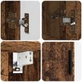 vidaXL Sada kúpeľňového nábytku 4 ks Staré drevo 35 x 30 x 192 cm