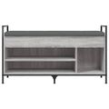 vidaXL Lavička na topánky sivá sonoma 105,5x32x57,5cm kompozitné drevo