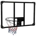 vidaXL Basketbalová doska priehľadná 90x60x2,5 cm polykarbonát